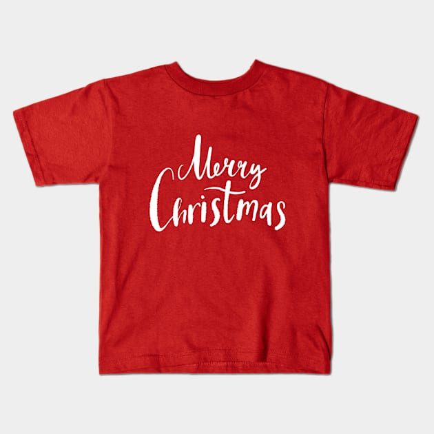 Merry Christmas Kids T-Shirt by PallKris